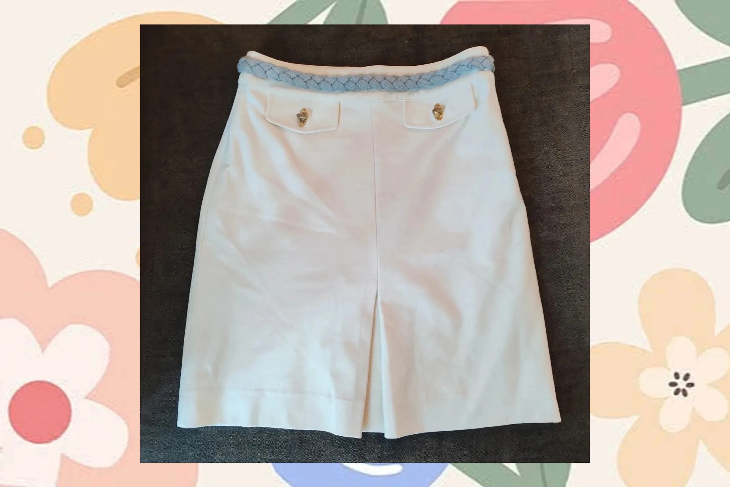 Falda blanca Cortefiel